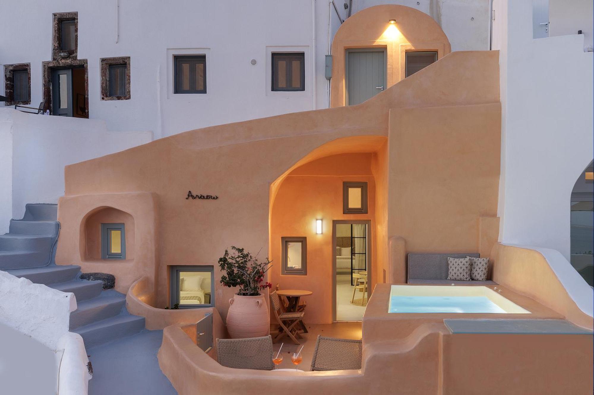 Annouso Villa With Hot Tub By Caldera Houses Oia Zewnętrze zdjęcie